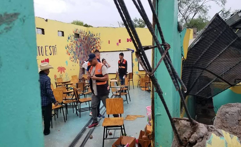 Niños heridos al derrumbarse una escuela en&nbsp;Comayagua