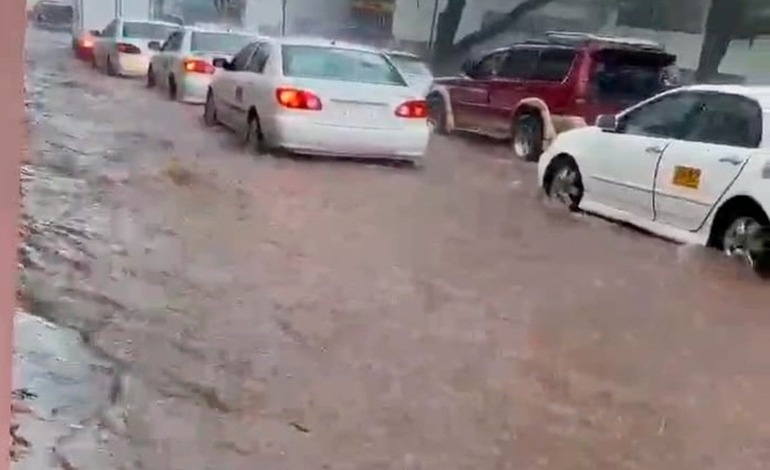 Inundada la capital: Alerta&nbsp;Verde