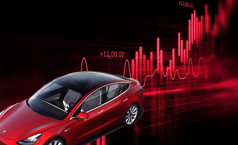 Caen acciones de&nbsp;Tesla