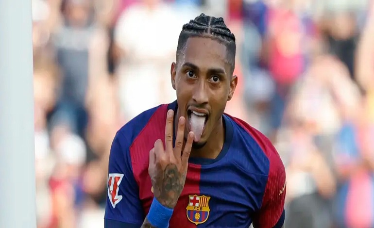 Raphinha fue elegido como el&nbsp;mejor