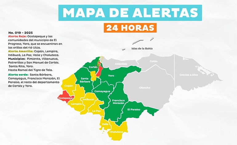 Lluvias golpean con fuerza&nbsp;Ocotepeque