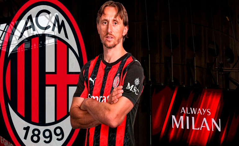 El AC Milan anunció el fichaje de Luka&nbsp;Modric