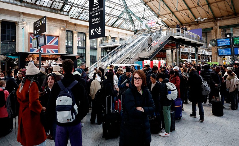 Cancelados 17 trenes&nbsp;Eurostar