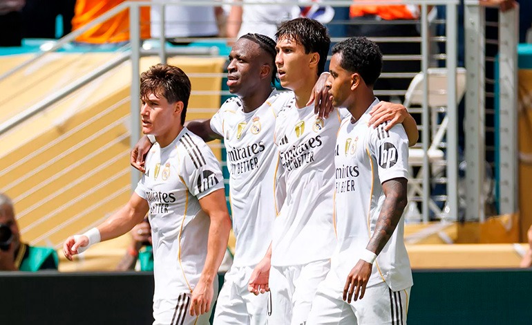 Real Madrid aplasta al Tirol austríaco con Mbappé&nbsp;estelar