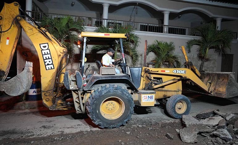 Jorge Aldana transforma Las Casitas con concreto&nbsp;hidráulico