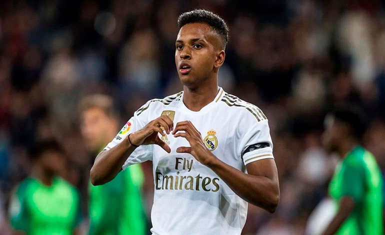 Rodrygo celebra su regreso a la&nbsp;selección