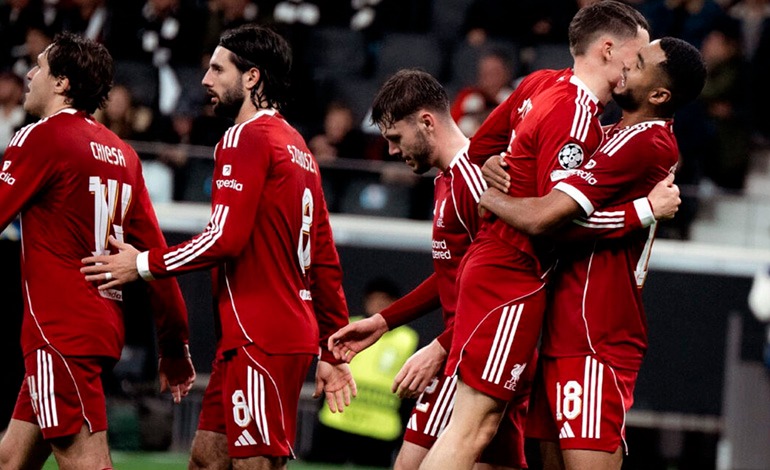 Liverpool se recupera con goleada ante Eintracht&nbsp;Frankfurt