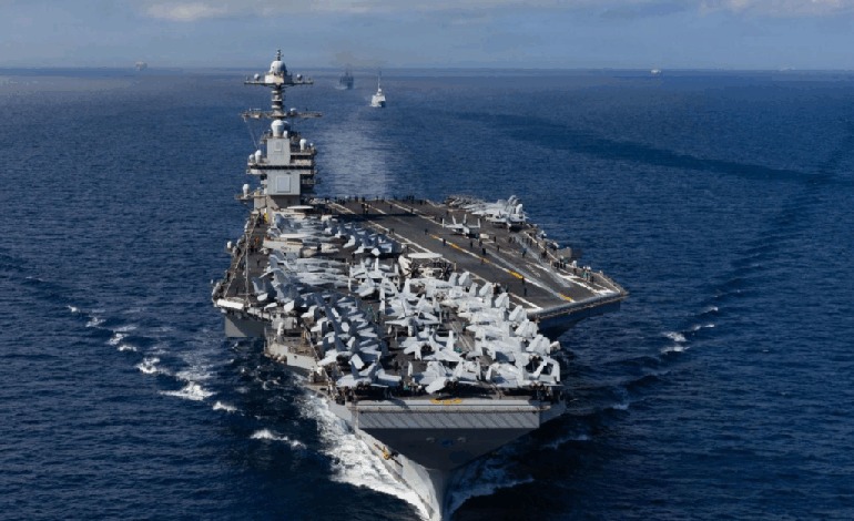 El portaaviones USS Gerald R. Ford entra al&nbsp;Caribe