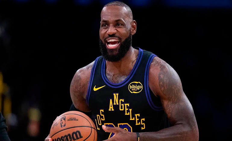 LeBron James anotó 8 puntos en una trepidante&nbsp;victoria
