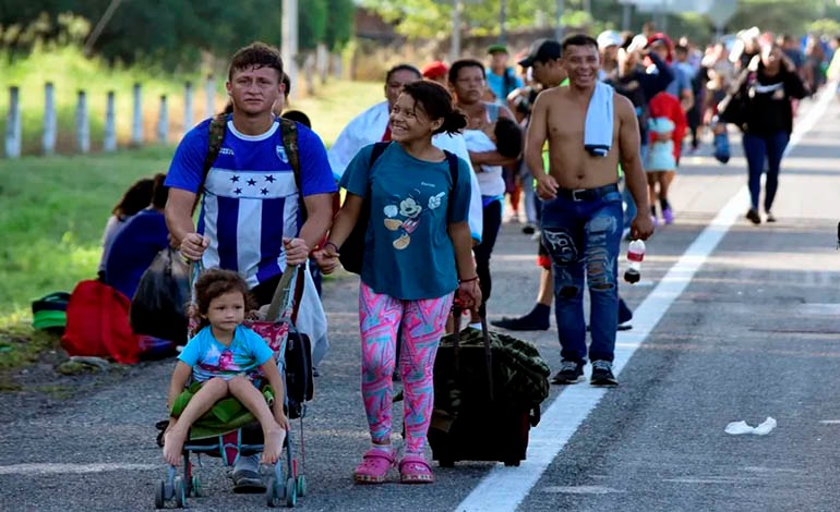 Migrantes hondureños viven una pesadilla navideña en&nbsp;fronteras