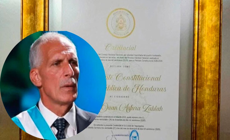 “Tito” Asfura recibe su credencial como Presidente&nbsp;Constitucional