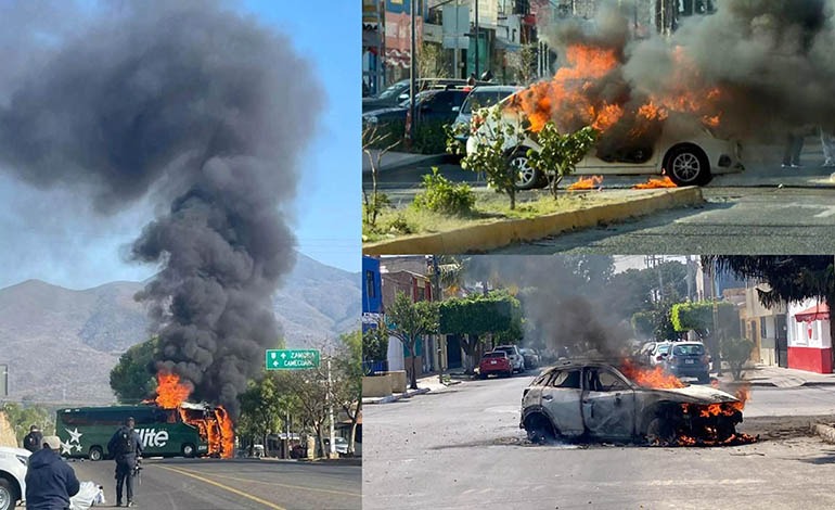  26 muertos y narcobloqueos en 20 estados&nbsp;aztecas