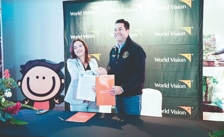 AMDC y World Vision sellan alianza histórica para proteger y educar a la&nbsp;niñez