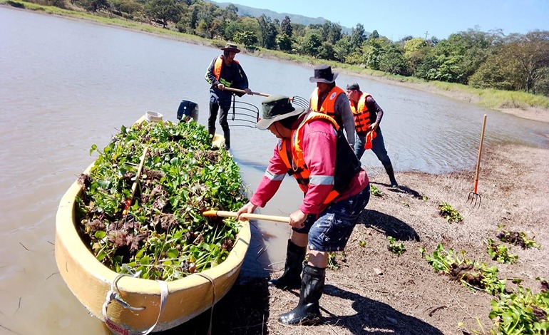 UMAPS ejecuta mantenimiento en el embalse Los&nbsp;Laureles