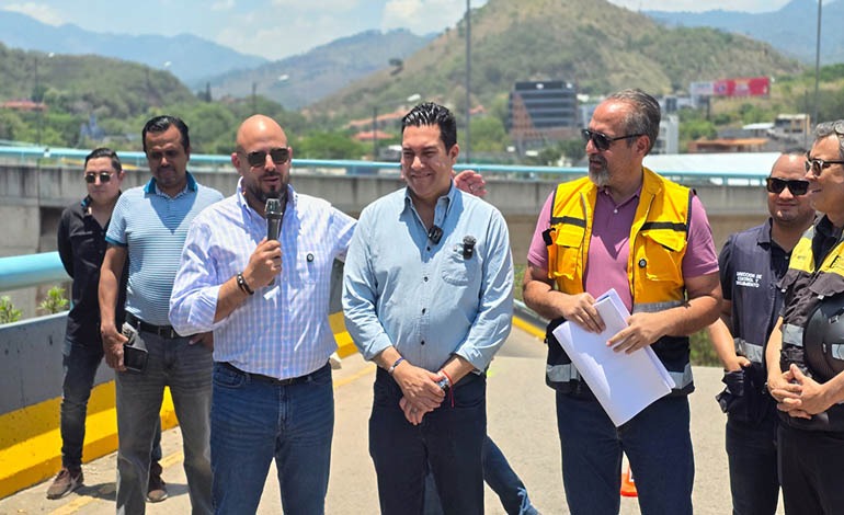 SIT y Alcaldía inician rehabilitación del puente Juan Manuel Gálvez después de 13 meses de&nbsp;abandono