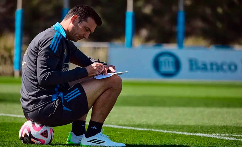 Scaloni perfila el equipo para enfrentará a&nbsp;Honduras