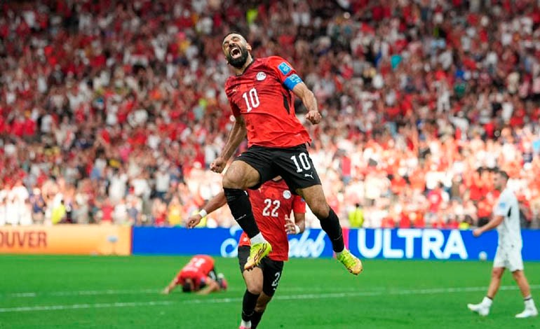 Salah lidera la remontada de&nbsp;Egipto