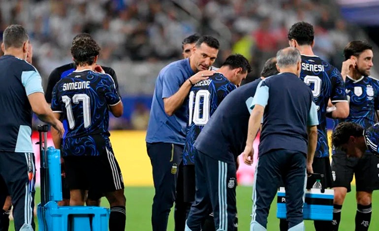 Scaloni elogió a los&nbsp;suplentes