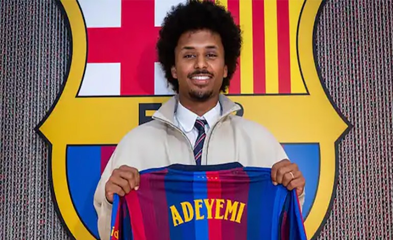 El Barça ficha al extremo alemán Adeyemi del Borussia&nbsp;Dortmund