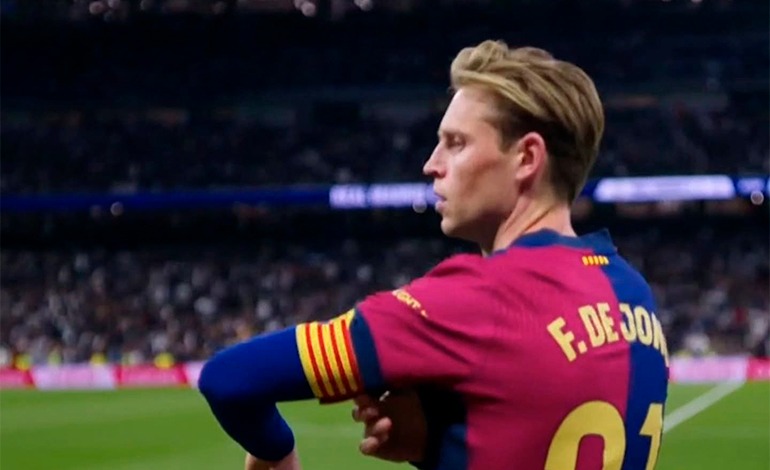 Retiran la capitanía a Frenkie de&nbsp;Jong